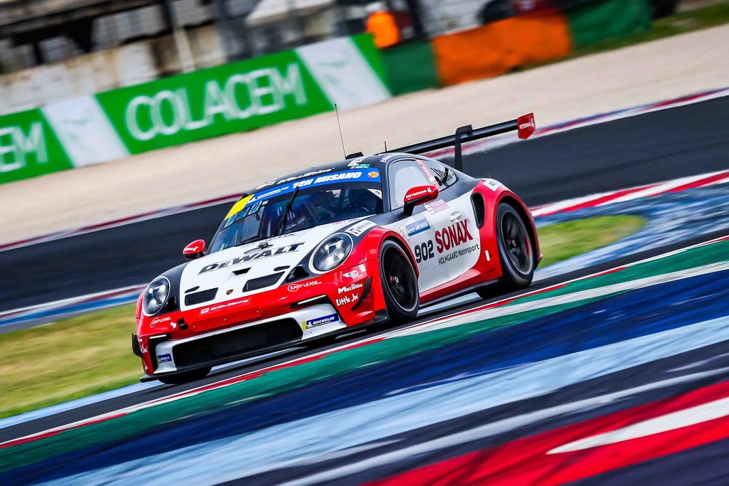Det er denne Porsche 911 GT3 Cup, som Marco Gersager får sin langdistancedebut med i Frankrig
(Foto: 24H Series)